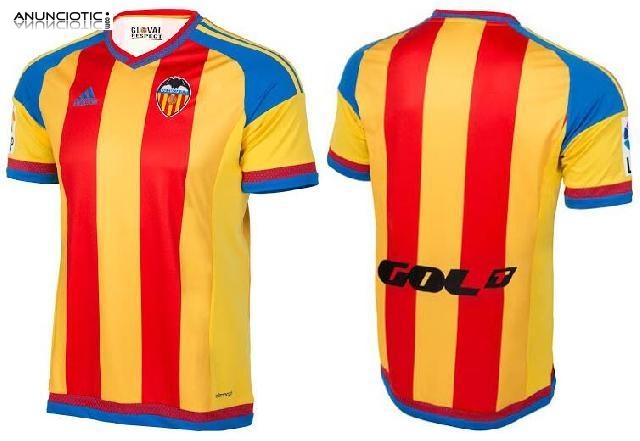 Camiseta del Valencia Segunda 2015 2016