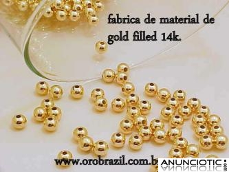 Gold filled 12k - Gold filled 14k . Gold filled 18k - componentes para Armar Bisuterias