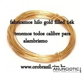 Gold filled 12k - Gold filled 14k . Gold filled 18k - componentes para Armar Bisuterias