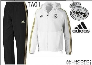 La nueva temporada de f¨²tbol ch¨¢ndal y camiseta de AC Milan y el Real Madrid 