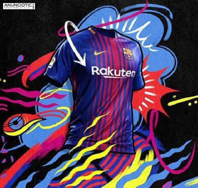 Camiseta Barcelona Primera 2017 2018 Mujer