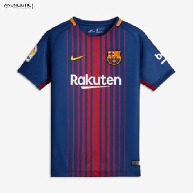 Camiseta Barcelona Primera 2017 2018 Nino