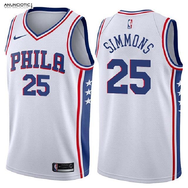 Camiseta 76ers Ben Simmons Association 2017-18