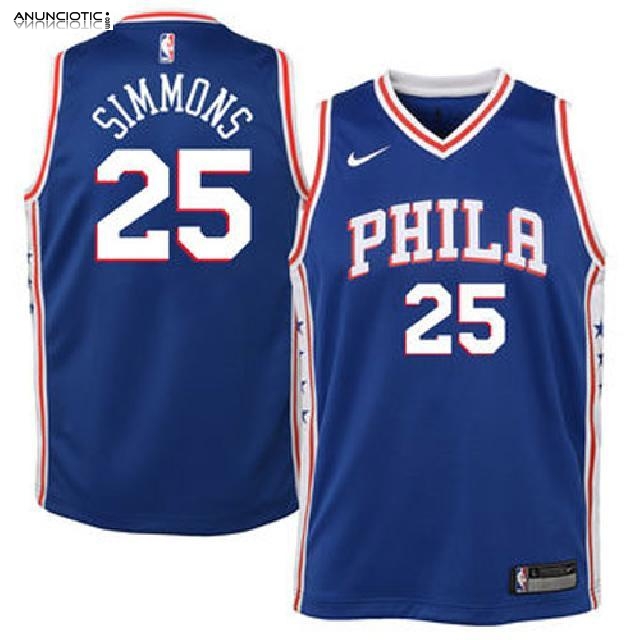 Camiseta 76ers Ben Simmons Association 2017-18