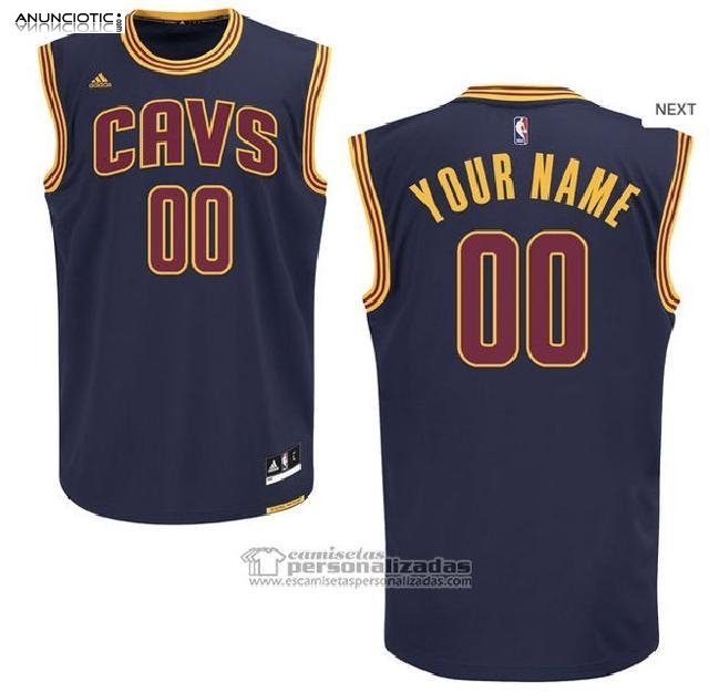 Camisetas NBA Cleveland Cavaliers Personalizada