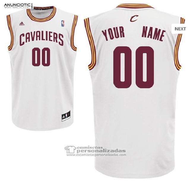 Camisetas NBA Cleveland Cavaliers Personalizada