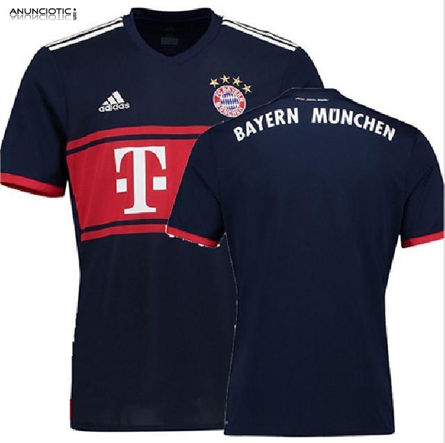 Camiseta Bayern Munich Segunda Personalizada 17-18