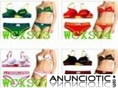 Venta al por mayor ropa interior y sujetador CK 2012 mujeres s¨²per brillante