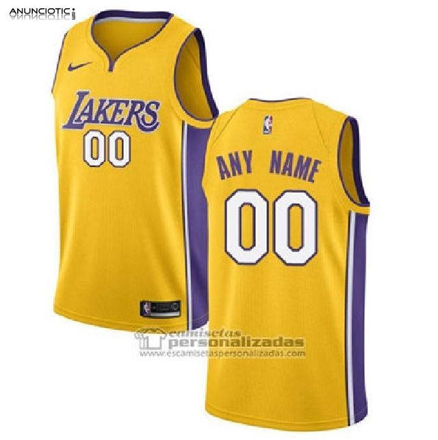 Camisetas NBA Los Angeles Lakers Personalizada 17-18