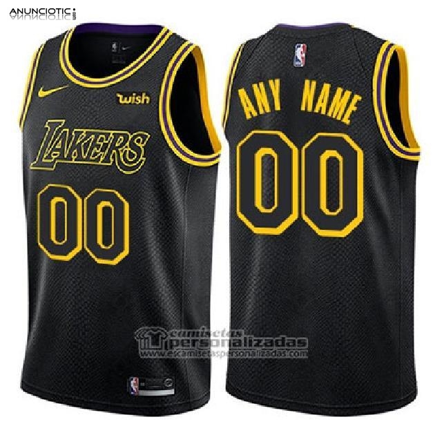 Camisetas NBA Los Angeles Lakers Personalizada 17-18