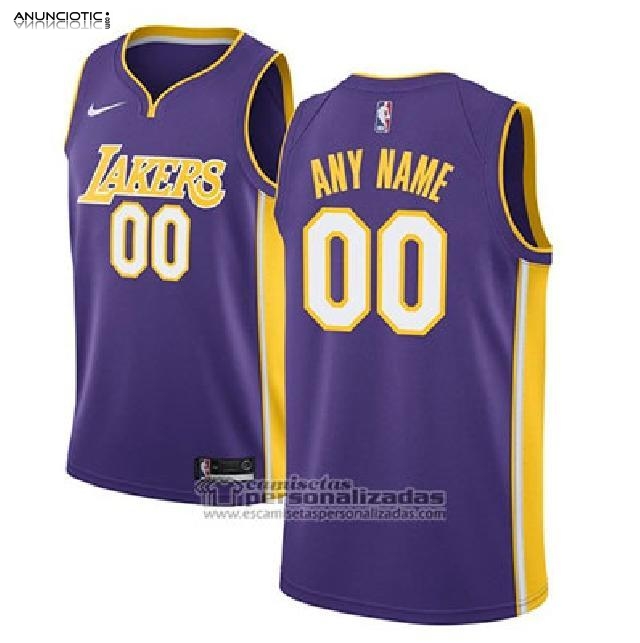 Camisetas NBA Los Angeles Lakers Personalizada 17-18