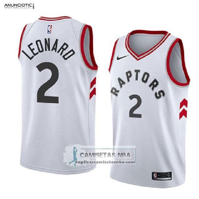 Camiseta Raptors Leonard 2017-18