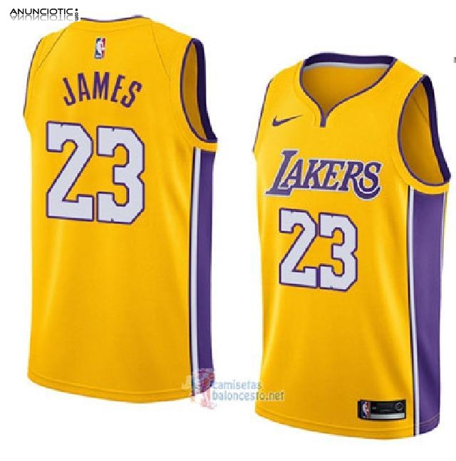 Camiseta Lakers Lebron James 23 2017-18