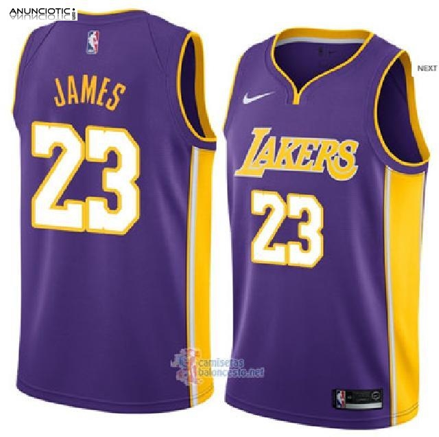 Camiseta Lakers Lebron James 23 2017-18