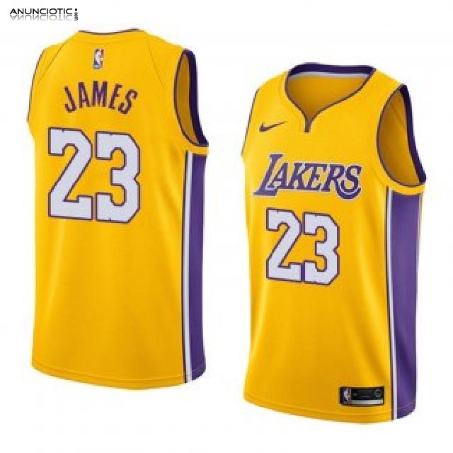 Camisetas NBA Los Angeles Lakers replicas