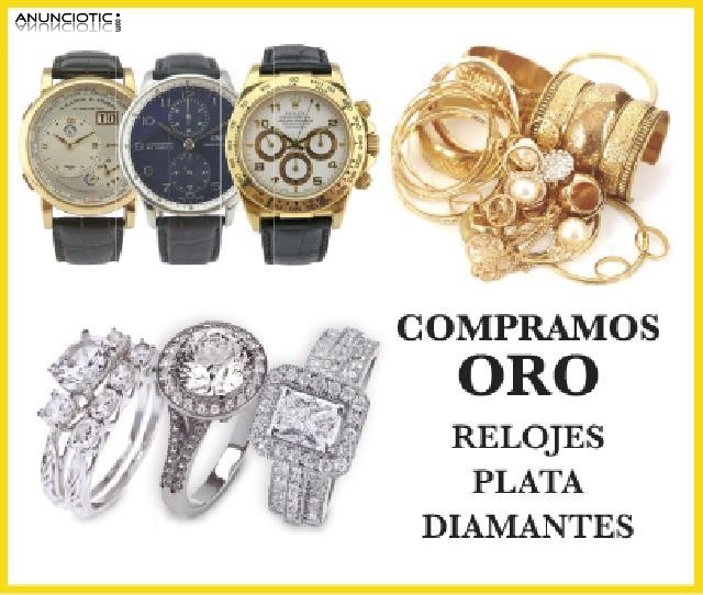 ADQUIERO ORO,  RELOJES DE GAMA ALTA, PLATA, DIAMANTES