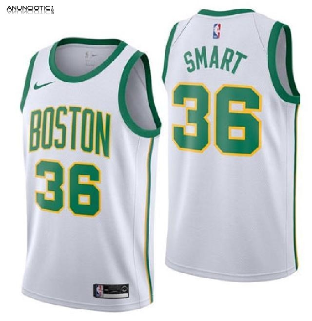 Camiseta Boston Celtics Ciudad 2018-19 Blanco