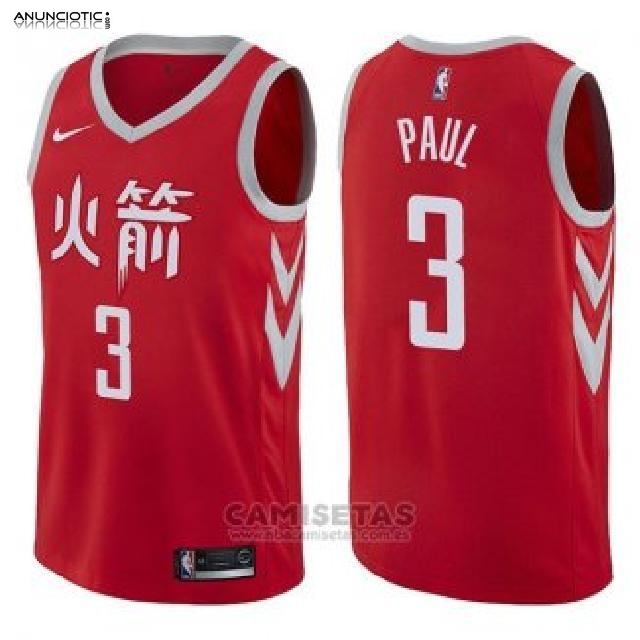 Camiseta Houston Rockets Chris Paul NO 3 2017-18