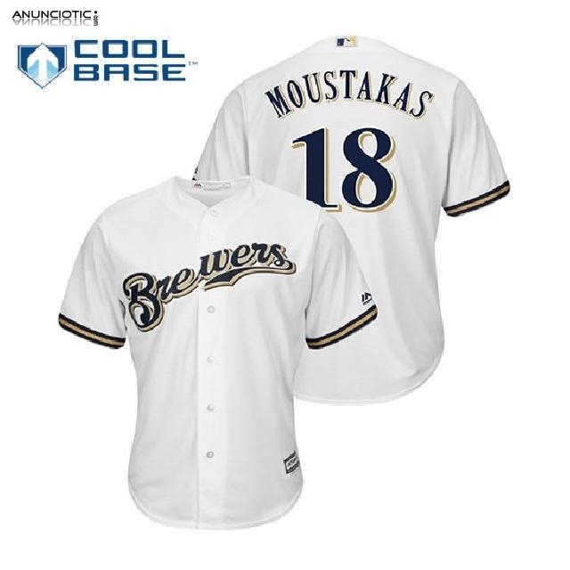 Camisetas mlb Milwaukee Brewers