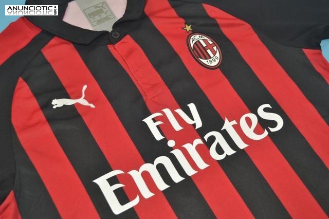 Camiseta AC Milan Primera 2018-2019