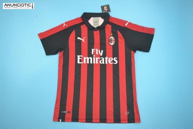 Camiseta AC Milan Primera 2018-2019