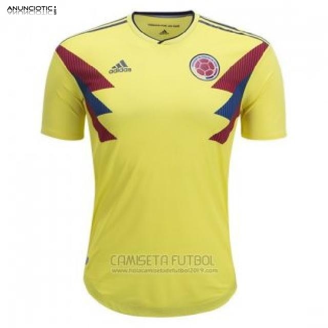 Replica camiseta de futbol Colombia baratas 2019