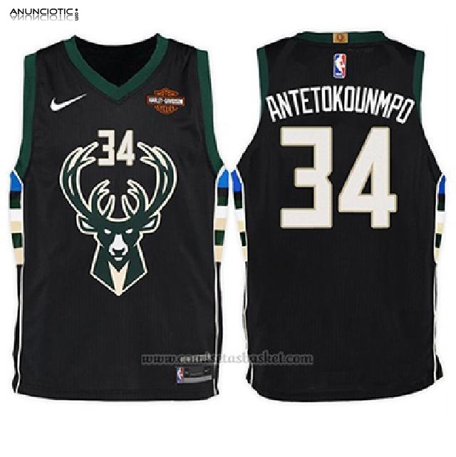 Camisetas basket Milwaukee Bucks baratas