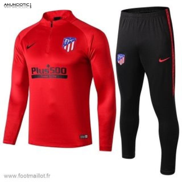 Vente survetement atletico madrid 2018 2019 Pas Cher - footmaillot