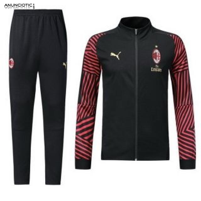 Vente Survetement foot AC Milan 2018 2019 - footmaillot