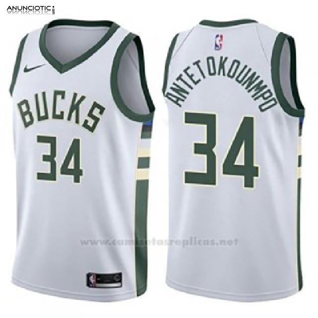 Camiseta de Milwaukee Bucks baratas