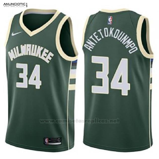 Camiseta de Milwaukee Bucks baratas