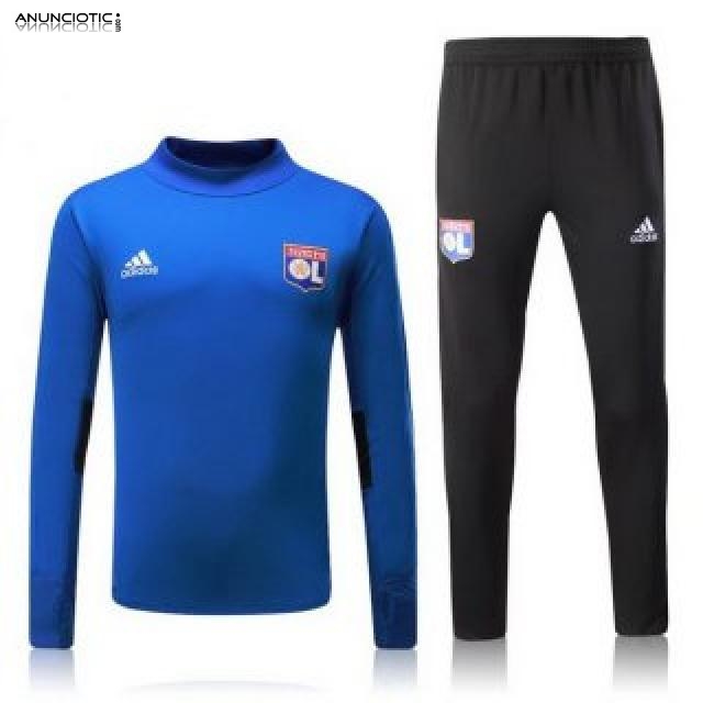 Vente Survetement foot Lyon Pas Cher 2018 2019 - footmaillot