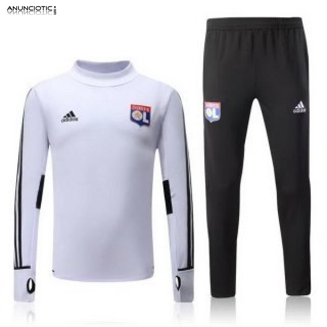 Vente Survetement foot Lyon Pas Cher 2018 2019 - footmaillot