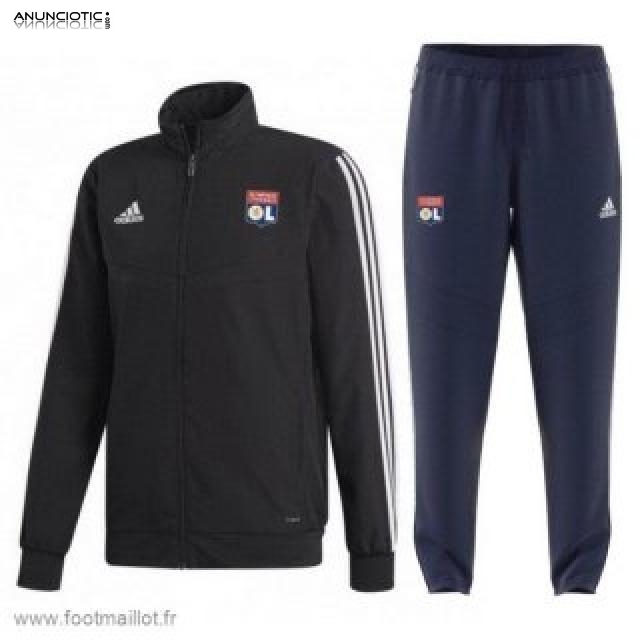 Vente Survetement foot Lyon Pas Cher 2018 2019 - footmaillot