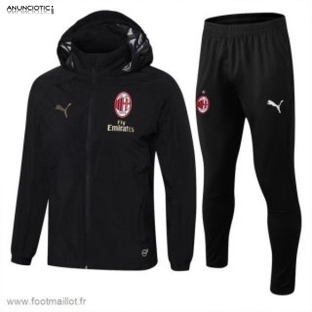 Vente Survetement foot AC Milan 2018 2019 - footmaillot