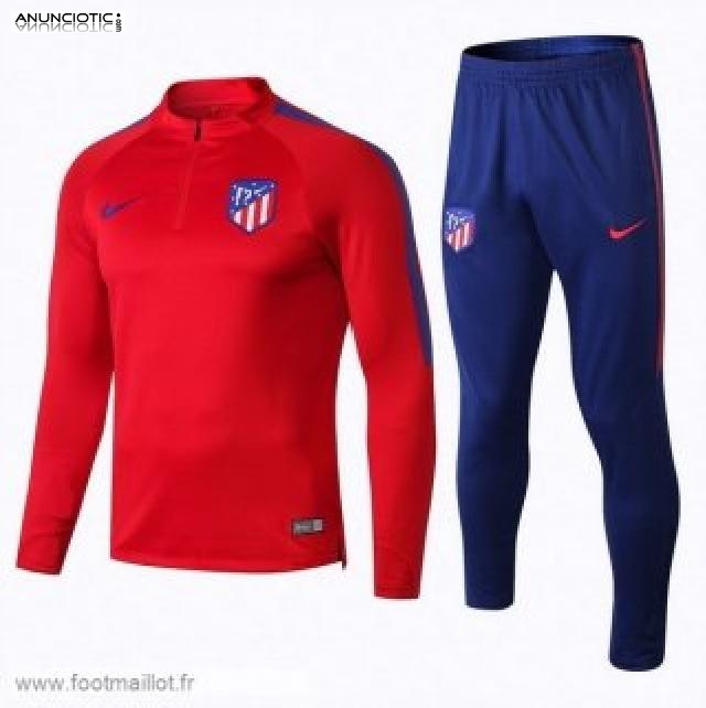 Vente survetement atletico madrid 2018 2019 Pas Cher - footmaillot