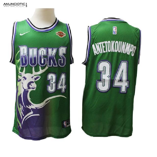 Camisetas NBA Milwaukee Bucks