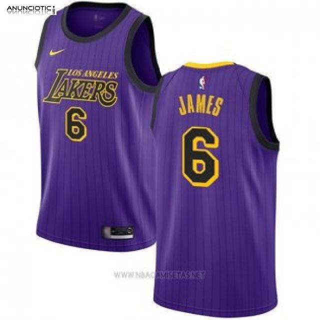 Camisetas nba Los Angeles Lakers baratas