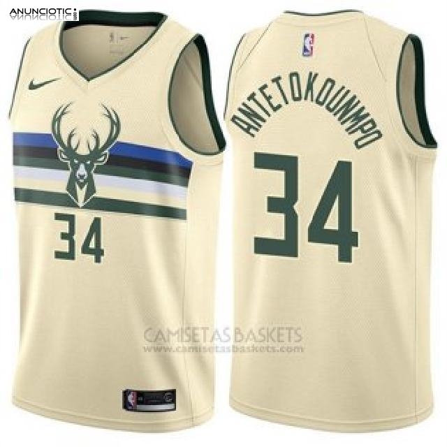 Camisetas Milwaukee Bucks Baratas