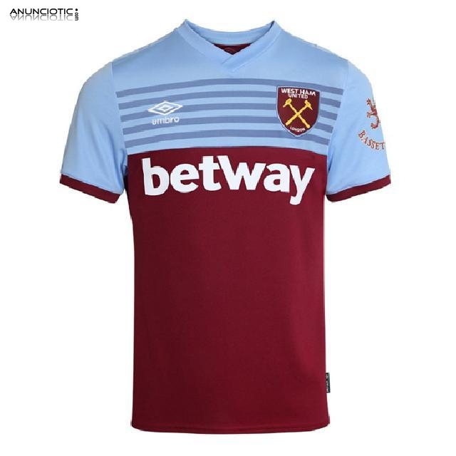 replicas camisetas West Ham tailandia 2020