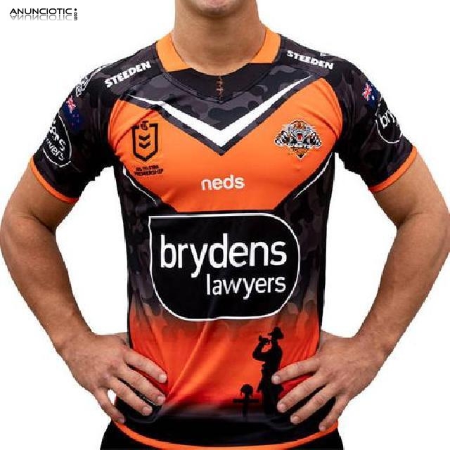 Camiseta Wests Tigers Rugby 2021 Local