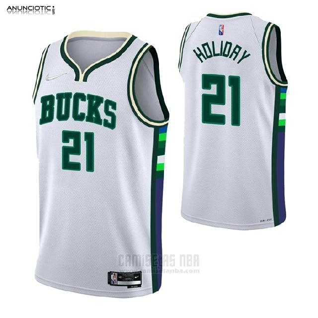 Camisetas nba Milwaukee Bucks replicas