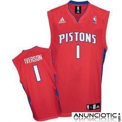 Venta adidas camisetas nba detroit pistons iverson 1