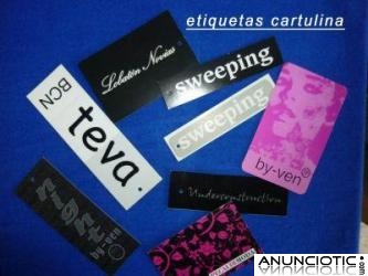 Pack 1000 etiquetes cartulina, Megatex