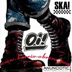 Ropa Punk, Skinhead, Antifascista... referencias Ska, Reggae, Oi!...