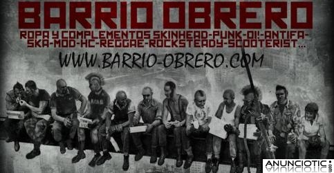 Ropa Punk, Skinhead, Antifascista... referencias Ska, Reggae, Oi!...