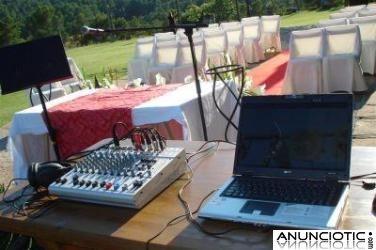 DJ CUMPLEAÑOS AIGUABLAVA DISCJOCKEY CELEBRACIONES AIGUAFREDA DISCOMOVIL BODA AGULLANA 