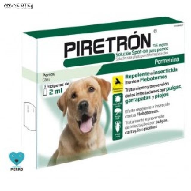 Piretrón perros de mas de 15 kg 