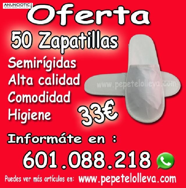 50 zapatillas desechables 33  Llámanos