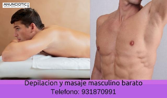 masaje y depilación masculino 